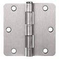 thumbnail image 5 of Design House 9-Pack 3.5" H x .25" Radius Butterfly Interior/Exterior Door Hinges, Satin Nickel, 5 of 8