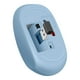 thumbnail image 4 of Mouse Bluetooth / RF, multiequipo 800 DPI color azul azul, 4 of 4