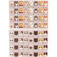 thumbnail image 2 of Mahjong Tile Set Flag Pattern & Cartoon Animal Mahjong Matching Blocks Tiles Set Travel Board Game, 2 of 7