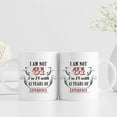 thumbnail image 3 of 61st Birthday Gifts for Women Men - I''m Not 61 I''m 18 with 43 Years of Experience Mug - 61 Year Old Present Ideas for Mom, Dad, Wife, Sisters, Grandma, Grandpa, Friends, Coworkers - 11 oz Coffee Mug, 3 of 6
