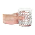 thumbnail image 6 of Bev Tek 9 oz Polycarbonate Old Fashioned Glass - Cut Crystal Design - 3 1/4" x 3 1/4" x 3 3/4" - 48 count box, 6 of 9