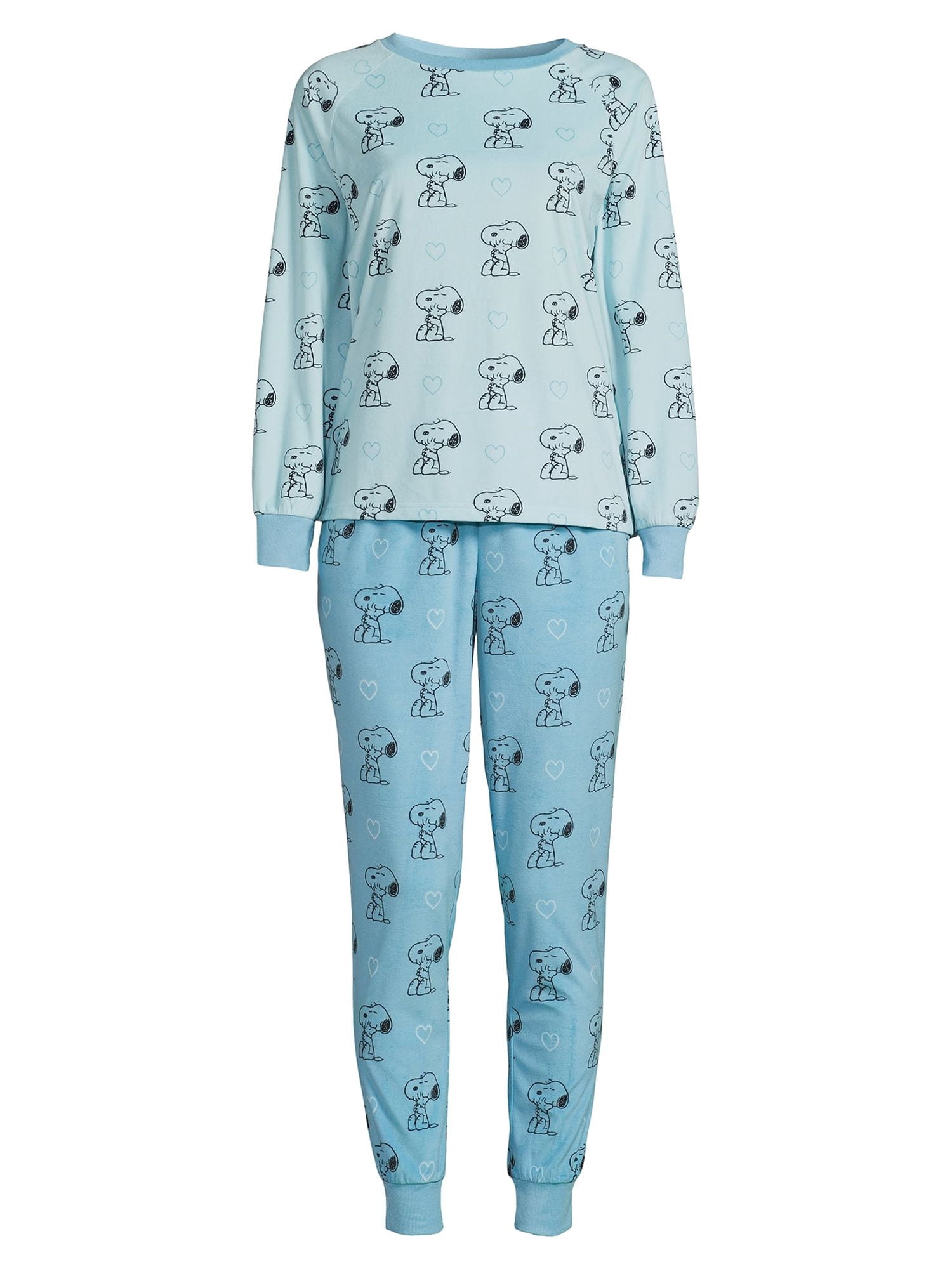 Peanuts Women's and Women's Plus Snoopy Pajama Set, 2-Piece