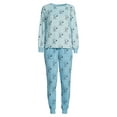 thumbnail image 3 of Peanuts Women's and Women's Plus Snoopy Pajama Set, 2-Piece, 3 of 6
