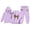 Purple, variant on Girls Outfits Size 14-16 Graphic Long Sleeve Pullover Tops and Jogger Pants Casual Fall Clothes for Kids