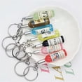 thumbnail image 3 of Llaveros de botella de vino y cerveza para hombres y mujeres, accesorios de bolsa de coche, joyería de fiesta, regalos de recuerdos de Bar, simulación de nitrógeno Turbo, 3 of 4