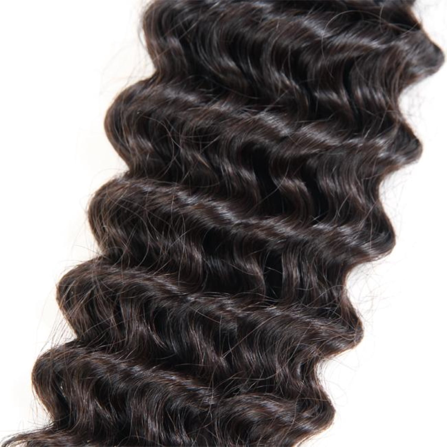LUVME 28'' Natural Black 100% Virgin Human Hair Silky Deep Wave Hair Bundle quantity*1