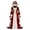 wei163-Red-Womens Dress, variant on IWRICH Women's Renaissance Velvet Dress Halloween Victorian Hooded Gown Dresses Gothic Maxi Dress