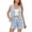 Blue, variant on Women’s Summer Casual 2 Piece Short Sets 2026 Button Suit Vest Tops Shorts Dressy Business Work Outfits 2 Piece Sets For Women