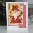 thumbnail image 3 of Sellos transparentes de silicona de muñeco de nieve de gnomo de Navidad para hacer tarjetas de álbum de recortes, manualidades, álbum, decoración de diario, sellos transparentes, 3 of 4