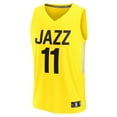 thumbnail image 2 of Men's Fanatics Mike Conley Yellow Utah Jazz Fast Break Replica Jersey - Icon Edition, 2 of 3