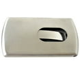 thumbnail image 1 of Miangastore 1Pc Portable PU Business Name Holder Credit Case Box Organizer (Silver), 1 of 8