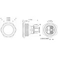 thumbnail image 4 of Larcele Push Button Switch 30mm Waterproof Momentary Metal DIY Switch,Large Size,1 Piece JSANKG-15, 4 of 4