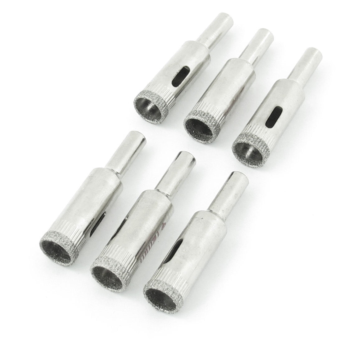 Rummyluck Dry Cut Diamond Drill Bits 6mm Brazed Wax Cooled Drilling Bit Hole Opener Tool for Ceramic Tiles Stone Marble Glass Granite