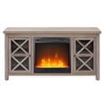 thumbnail image 1 of Henn&Hart 47" Gray Oak/Glass TV Stand, 1 of 10