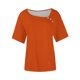 thumbnail image 3 of Usted Es Más Que una Camisa de Puntuación de Prueba, de Moda Casual Color Sólido Botón de Manga Corta Cuello en V para Mujeres, 3 of 5
