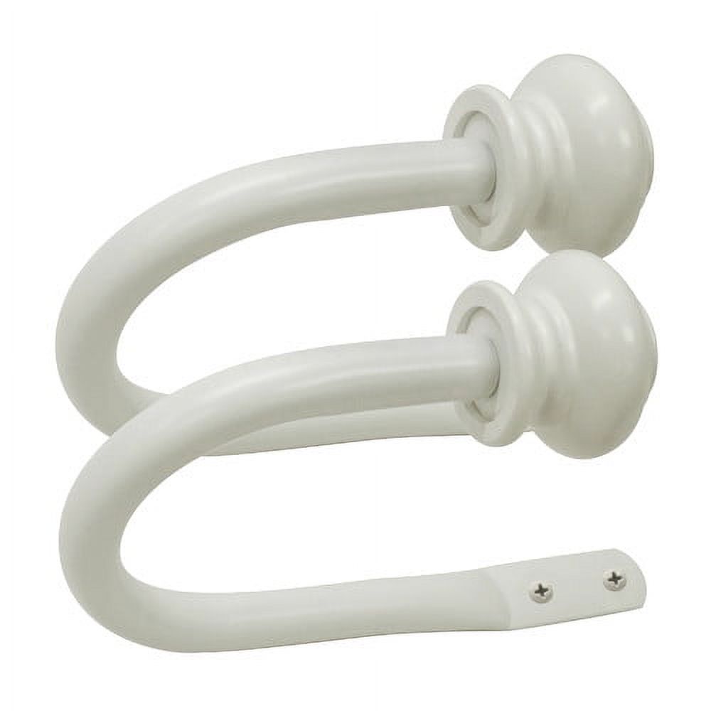 Decopolitan Urn Holdback Pair, Curtain Rod