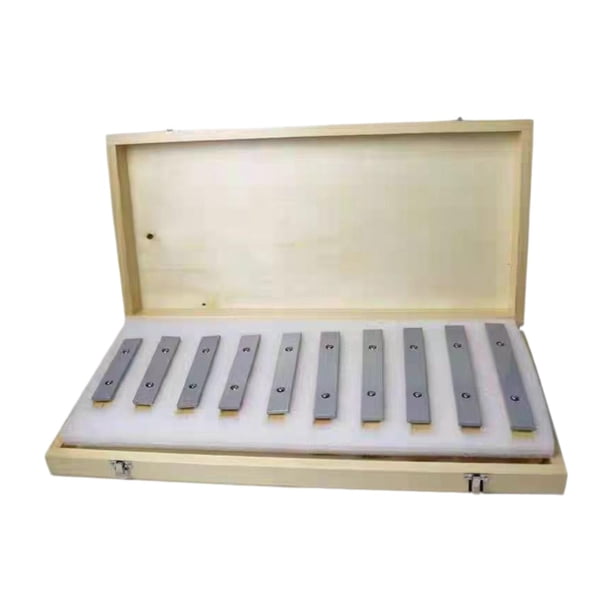 Glockenspiel Xilófono Juguete de madera para principiantes, Bloque de sonido para enseñanza musical 10 tonos
