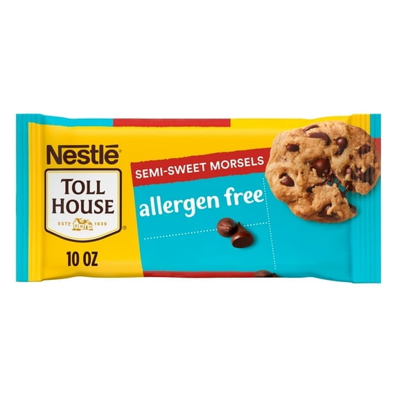 Nestle Toll House Organic Allergen Free Semi-Sweet Regular Chocolate Chips, 10 oz Bag pack of 1