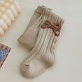 thumbnail image 2 of Toddler Little Girls Cotton Tights Footed Thick Winter Cable Knit Legging Pantyhose Stocking Children's Bottom Socks Khaki xxl, 2 of 5