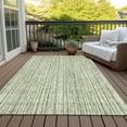 thumbnail image 6 of Addison Rugs Chantille Indoor/Outdoor Transitional Stripes Green Washable Rectangle Rug, 3' x 5', 6 of 6