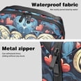 thumbnail image 4 of Hearts Battle Hard Drive Bag Travel Organizer Phone Charger Organizer Small Electronics Travel Organizer Waterproof Oxford Fabric 5.9x9.44x3.14 in, 4 of 6