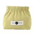 thumbnail image 4 of Monedero pequeño, bolsa de maquillaje, ligero, sin cremallera, regalos de cumpleaños, pana elástica, organizador de lazos para el pelo, pequeña bolsa , Verde, 4 of 8