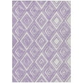 thumbnail image 2 of Addison Rugs Chantille Indoor/Outdoor Transitional Diamonds Lavender Washable Rectangle Rug, 8' x 10', 2 of 6