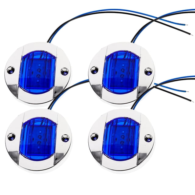unbranded 4Ud Luces LED Para Remolque Camión Con Lámparas Redondas En Material As Para Segura