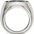 thumbnail image 2 of Stainless Steel Antiqued And Polished Anchor Ring (Size 10) Made In China sr483-10, 2 of 5