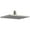 Lumicoat Stainless, variant on Delta Universal Showering Components Single Setting Overhead Showerhead in Matte Black