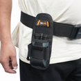 thumbnail image 4 of Utility Knife Pouch Portable Durable Waist Pouch All-Purpose Small Toolkit For Spanner Screwdriver Qui-Hook Hammer Holster Black TSK-26, 4 of 6