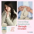 thumbnail image 3 of Yarn for Crocheting & Knitting - 2 Skeins (2x383 Yds) (105001 - Cream) Crochet Yarn - 100% Microfiber Acrylic Yarn - Knitting Yarn for Craft Projects, 3 of 6