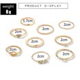 thumbnail image 1 of Houderco 1Jgo Anillo De Dedo Femenino Dorado Con Ondulado Y De, 1 of 8