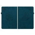 thumbnail image 3 of SaniMore for Lenovo Tab M10 10.1 inch 3rd Generation TB-328F Wallet Case Card Slots Hand Rope Anti-slip Strip Pen Holder Auto Wake/Sleep Stand Embossed Butterfly for Girls Women, Darkblue, 3 of 5
