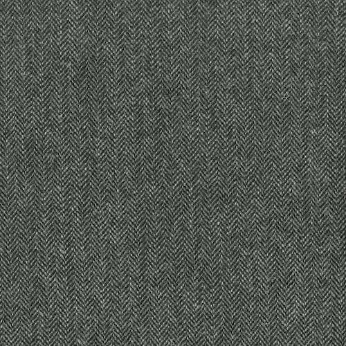 Black Gray Wool Herringbone Texture Twill Jacketing Fabric By The Yard Walmart Com