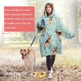 thumbnail image 4 of Wearable Oversized Blanket,German Shepherd Dog and Music Wearable Blanket Hoodie for Adults,Cozy Hooded Blankets with Super Pockets,Super Warm Fuzzy Pullover for Women & Men, 4 of 6