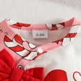 thumbnail image 6 of WIBACKER Cute Santa Claus + Xmas Tree Long Sleeve Baby Girl Clothes My 1st Christmas Jumpsuit for Baby One-Piece Romper Headband Outfits, 6 of 10