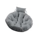 thumbnail image 4 of Cojín colgante para silla de cesta de 90 cm, cojín para silla de huevo para jardín, hogar y cocina. Gris, 4 of 9