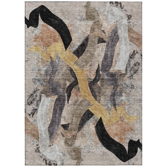 Dalyn Rugs Machine Washable Indoor/Outdoor Chantille ACN2191 Taupe 2'6" x 3'10" Rug