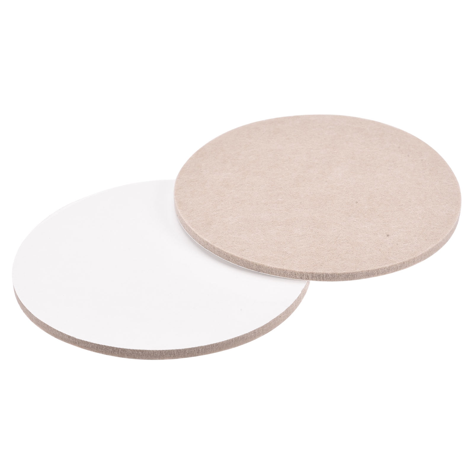 Uxcell Felt Furniture Pads 127mm Dia Self-stick Anti-scratch Floor Protector 2 Pads