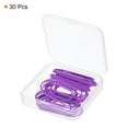 thumbnail image 3 of Unique Bargains Wide Paper Clip Coated Large Clips Bookmarks with Box 2 Inch Purple for Organize Office Home, Pack of 30, 3 of 5