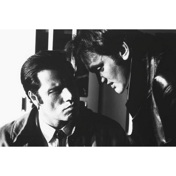 Pulp Fiction John Travolta Quentin Tarantino on set 24x36 Poster