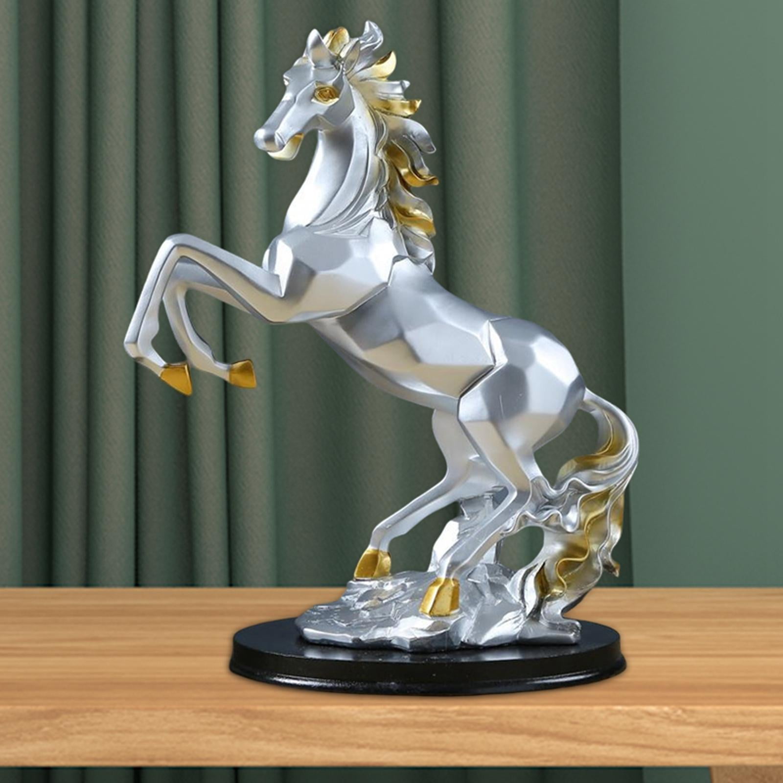 Figurine Horse, Resin Statue Horse with Meaning of Success, Modern