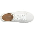 thumbnail image 5 of Cole Haan Grand Crosscourt Bright White Leather/Optic White Low Top Sneakers (Bright White Leather/Optic White, 5), 5 of 6