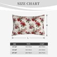 thumbnail image 3 of Fotbe Rose Flowers Pillow Cases - Envelope Closure - Luxury, Extra Soft, Cooling Pillow Covers - Wrinkle, Fade, Stain Resistant-14"x20", 3 of 8
