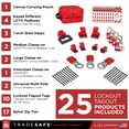 thumbnail image 2 of Kit de lotería eléctrica Lockout Tagout TRADESAFE, 120 V-600 V, 2 of 8