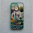 thumbnail image 1 of Hand Painted Forest House Phone Case For iphone 15 14 Pro Max Plus 11 13 12 Pro Max Mini X XR XS 7 8 Plus Shockproof Back Cover JIANGLANG, 1 of 1