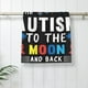 thumbnail image 5 of Balery I Love With Autism To The Moon And Back Toalla de Microfibra Premium con Estampado – 27.5x16 pulgadas, Alta Absorción, Suave y Aterciopelada, Secado Rápido, 5 of 6