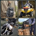 thumbnail image 2 of Guantes de Moto IOAGSVW Marrón con Protección de Nudillos y Dedos Táctiles para Hombre, 2 of 7