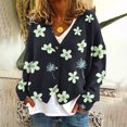 thumbnail image 1 of Cárdigan informal para mujer, chaqueta con botones estampados, abrigo de moda, blusa de poliéster para mujer, 1 of 5
